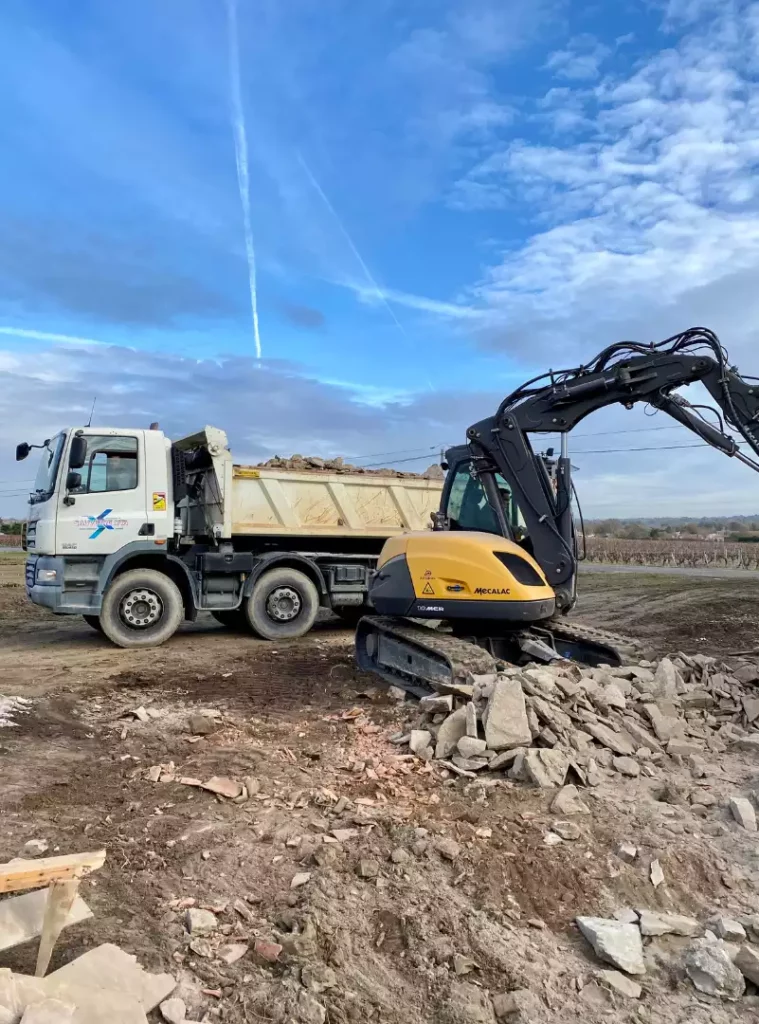 réalisation travaux terrassement